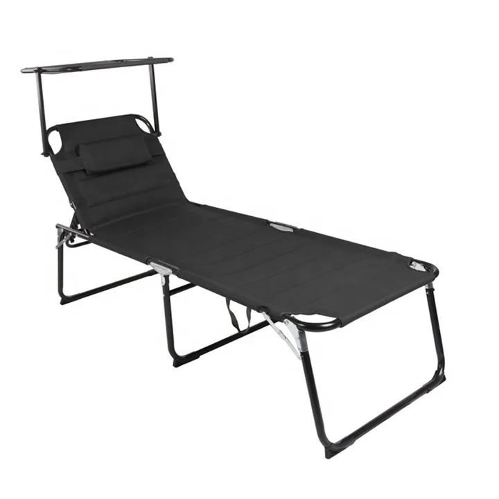 sun lounger with headrest