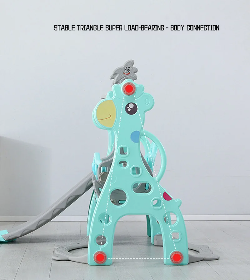 Multifunction Playhouse With Slide And Swing Musical Toddler Set