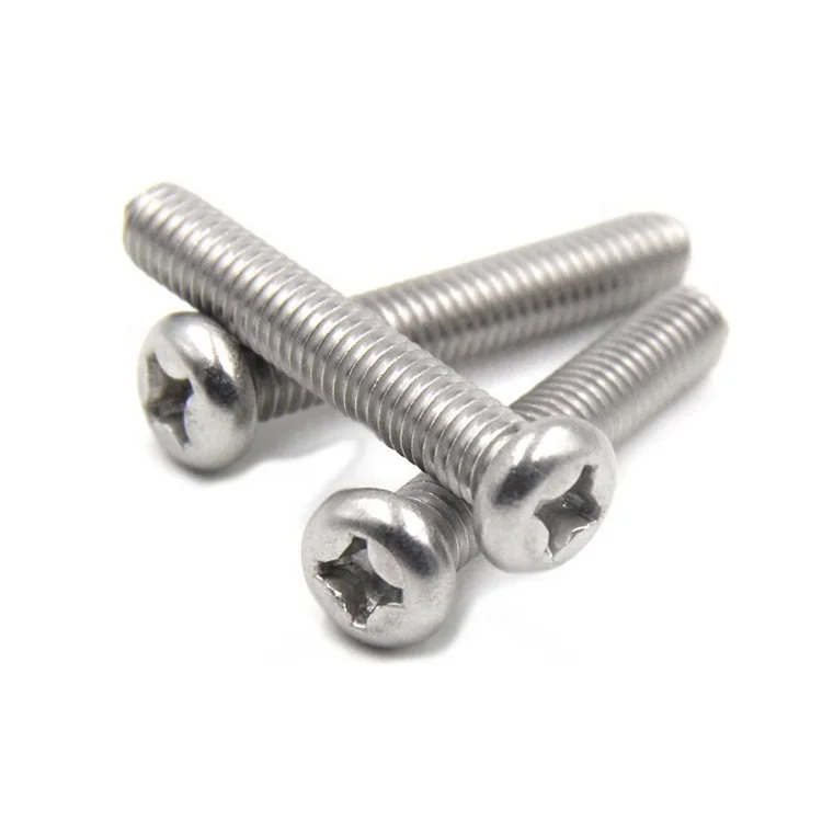 Ss201 Ss304 Ss316 Stainless Steel Din7985 M8 M10 Phillips Pan Head Machine Screws Buy Machine 6463