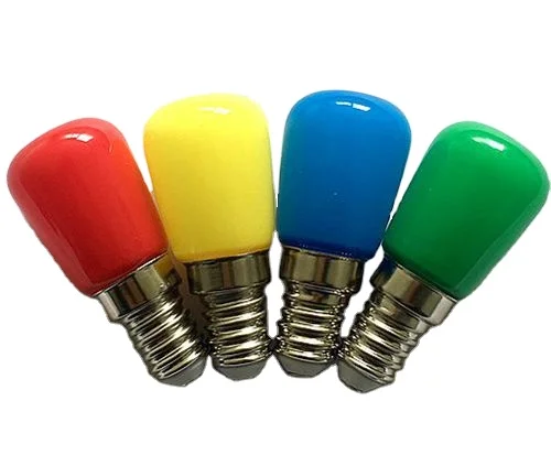 T26 E14 LED Bulb Led Refrigerator Lamp Color Glass Bulb Led Lamp for Refrigerator