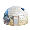 wooden glass dome tent