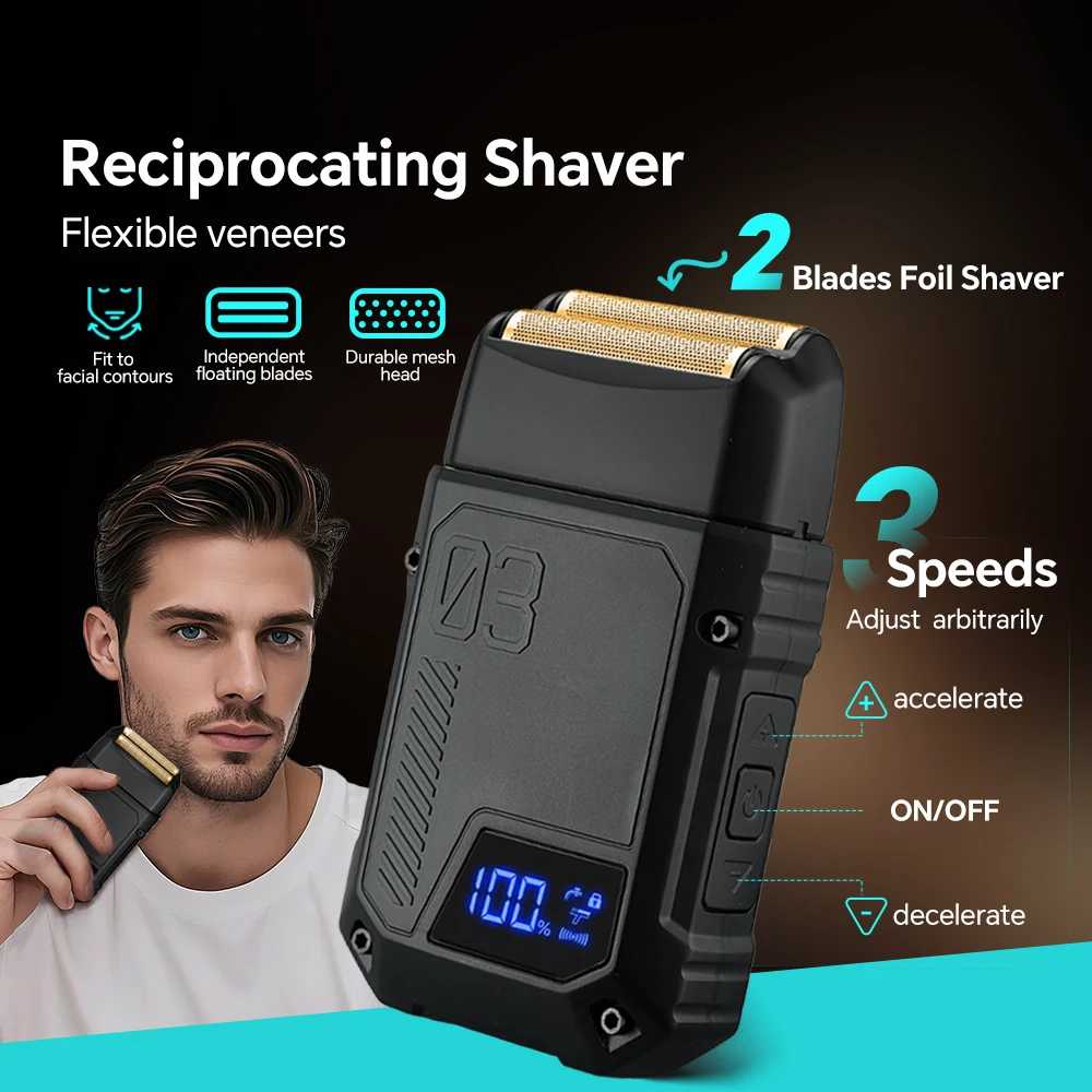 Rechargeable LED Display Electric Hair for Clipper Set New Model Barber Machine for Household Hotel Use English Instructions supplier