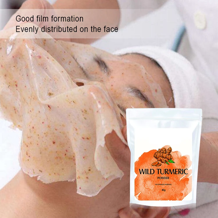 Собственная торговая марка спа гидрожеле Jellymask, набор для очистки лица оптом, Антивозрастная Очистка лица, розовый Порошок Годжи для лица, гидро-желе, маска