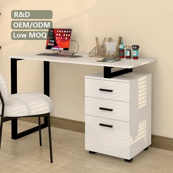 Wholesale Simple Design Melamine Wooden Home Office Study Table Desk Pc Office Table Computer Desk With Drawer