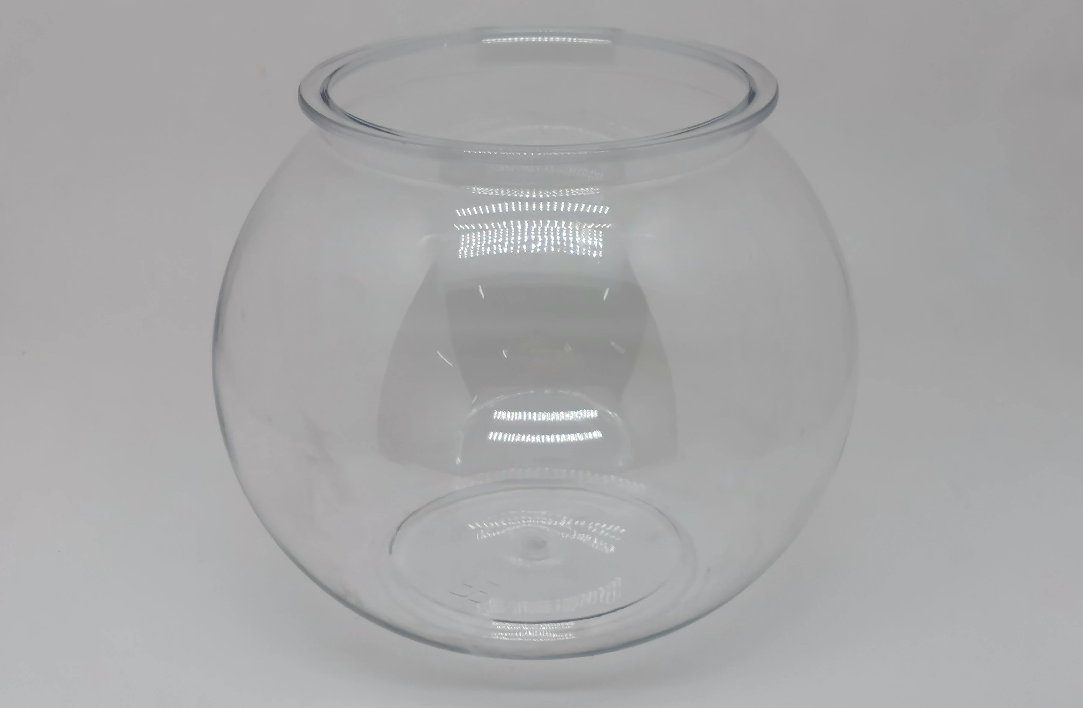 Wholesale Desktop USB 4L 12L Transparent Clear Round Small Cheap Plastic Fish Tank With Filter