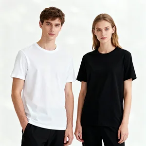 Custom Moisture Wicking Breathable Basic Tee Heavyweight Plain T-shirt Everyday Shirt 100% Cotton Classic Fit Tshirts