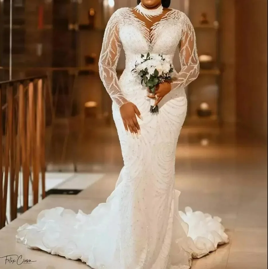 chinese dress ladies Elegant Spaghetti Straps Mermaid Wedding Dresses With Applique Court T   Musebridals