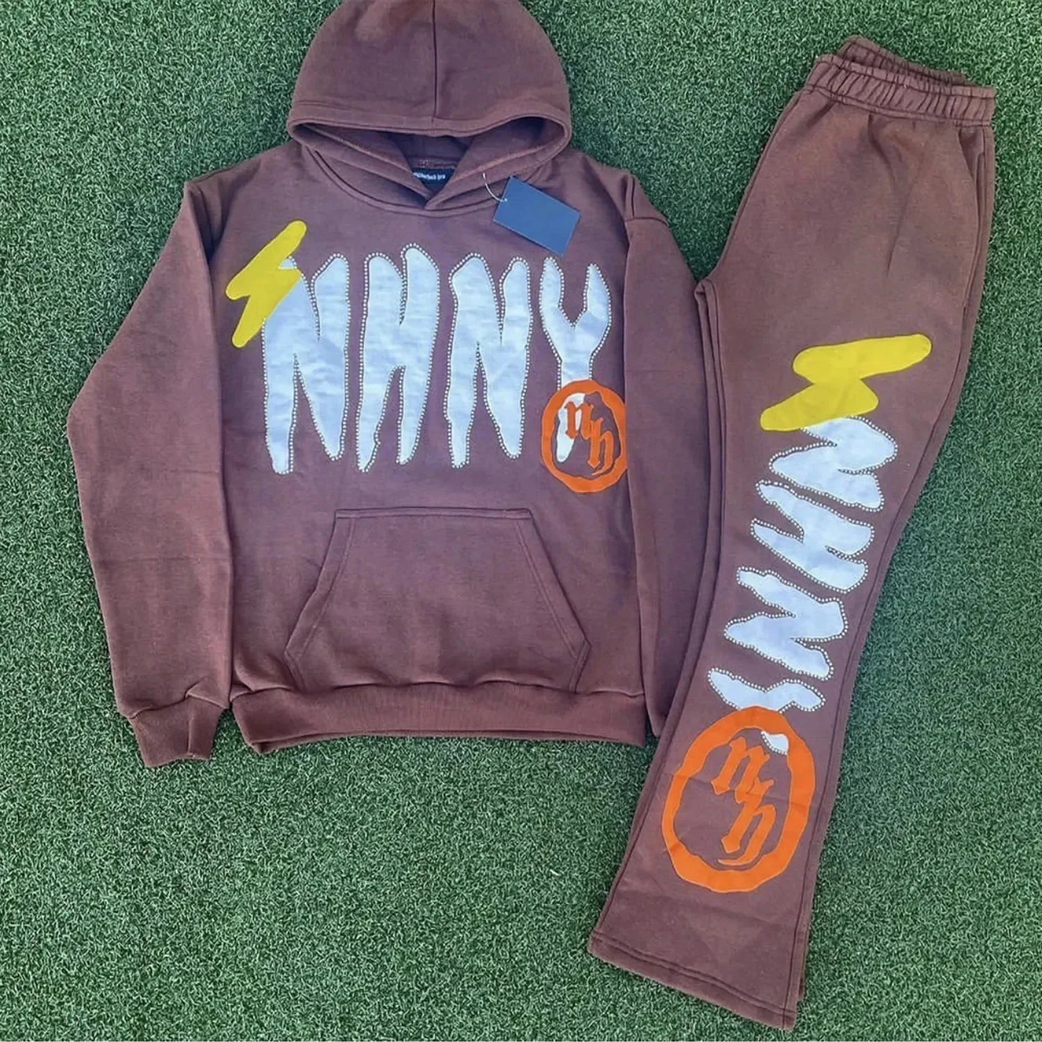 Fashion Streetwear Vendors Jogger Hoodie Set Sweatsuit Unisex Casual