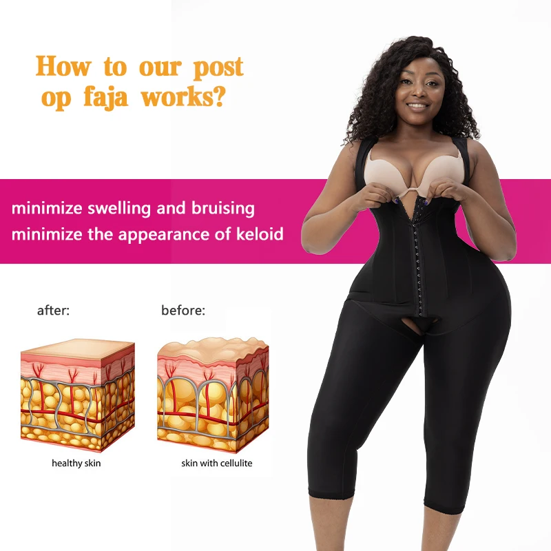Stage 1 Open Crotch Tummy Control Butt Lifting Estilo Chaleco Reductor Abdom Colombia Fajas Para Levantar Gluteos Shapewear