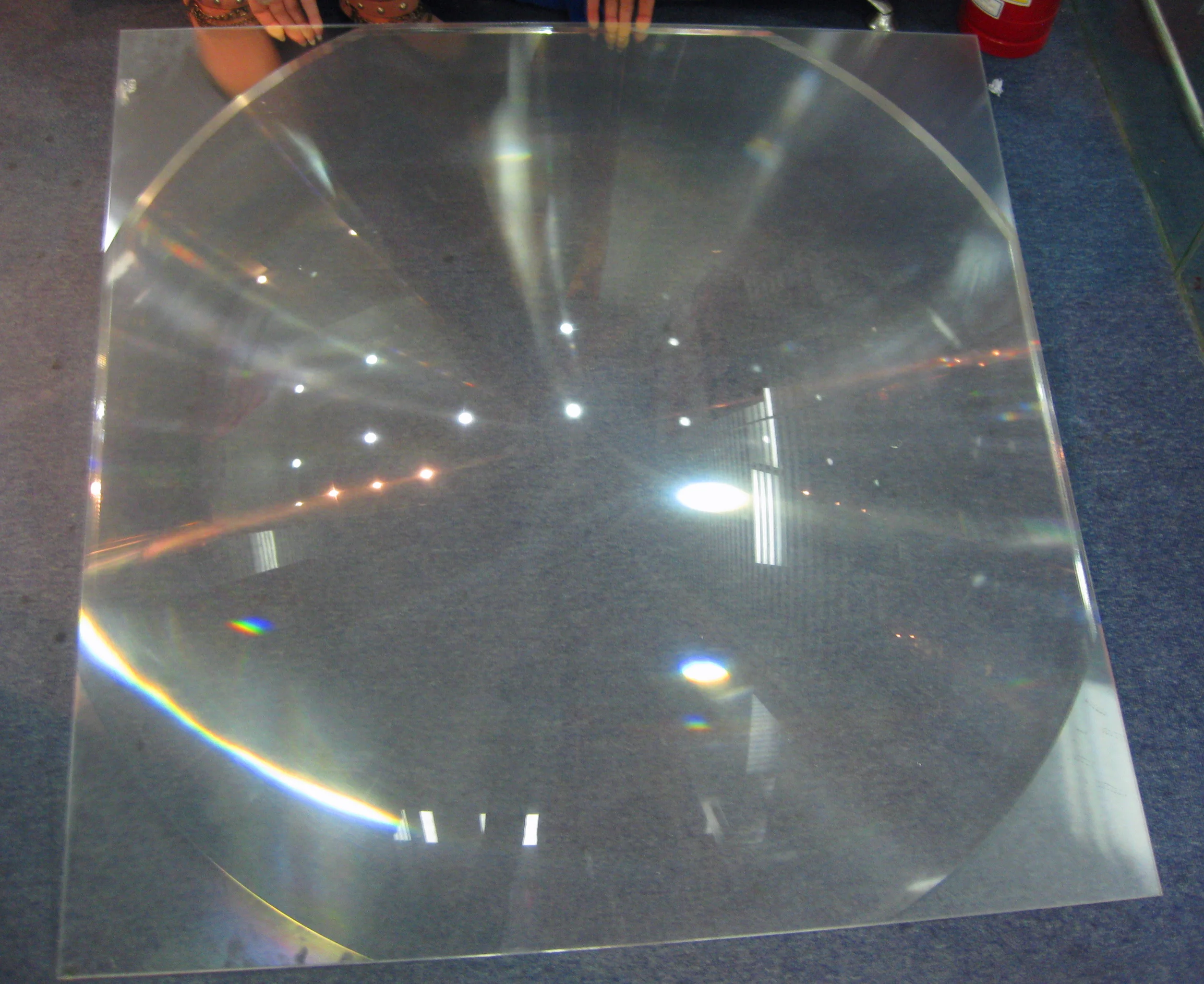 Lentille De Fresnel Carrée 120x120 Mm – PMMA – Expériences Scientifiques, Loupe Solaire – Distance Focale 100/150/240 Mm