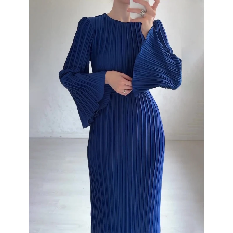 Shop Elegant Midi Dresses with Flared Sleeves by Sehe Fashion