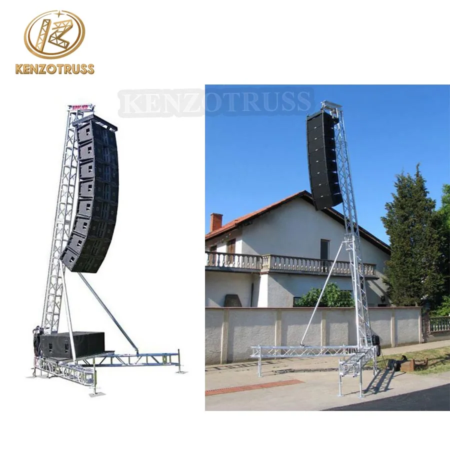 Aluminum Truss Displays Line Array Speaker Truss PA Tower on Sale