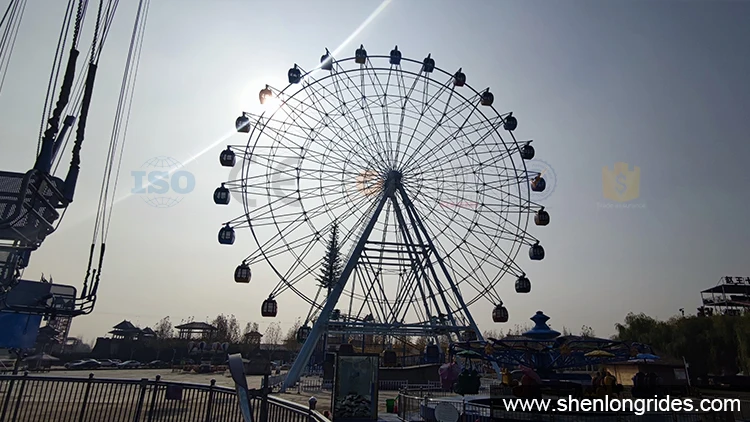 Factory Sale Outdoor Playground Equipment 15/20/25.8/30/42/46/50/88M Ferris Wheel Commercial Amusement Park Rides