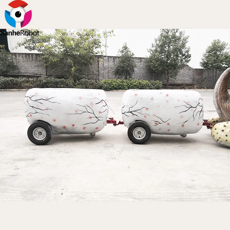 Simulation T Rex Dinosaur Model Factory Price Kids Train Dinosaur Paradise Train Amusement Game Machine for Kids Playground