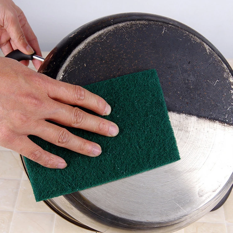 Heavy Duty Kitchen Scourer Green Scrubber Dish Cleaning Scrub Dish