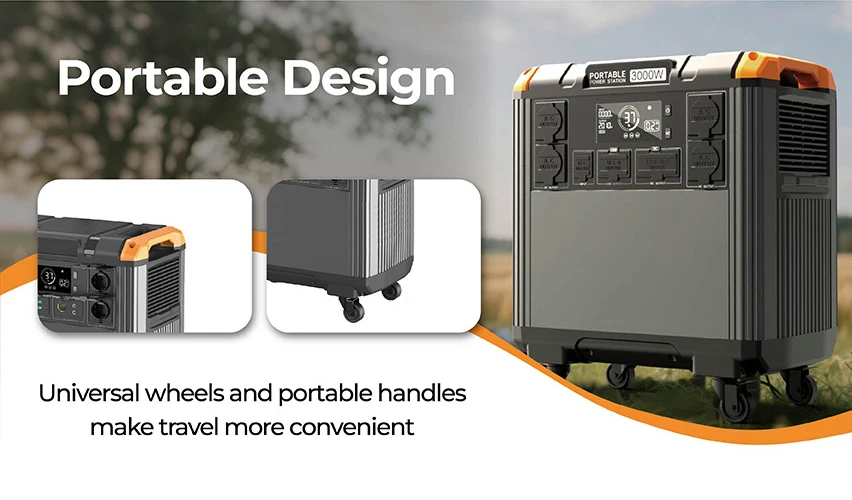 5376Wh Capacity Portable Power Station with MPPT Controller and Multiple Charging Options Solar Generator