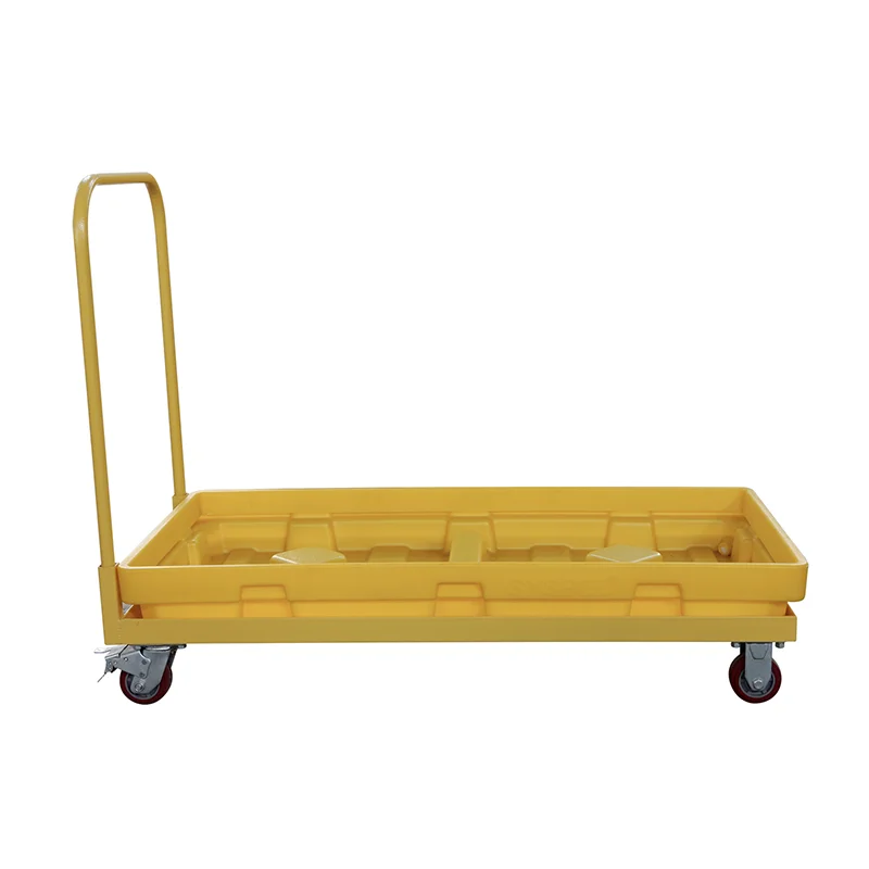 1020*1310*630mm 2 drum poly trolley for spill deck
