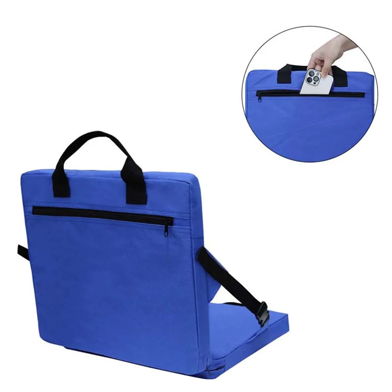 Low Moq High Quality Outdoor Portable Foldable Stadium Seat Cushion for Bleacher
