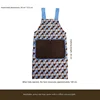 Dot apron-blue-with towel