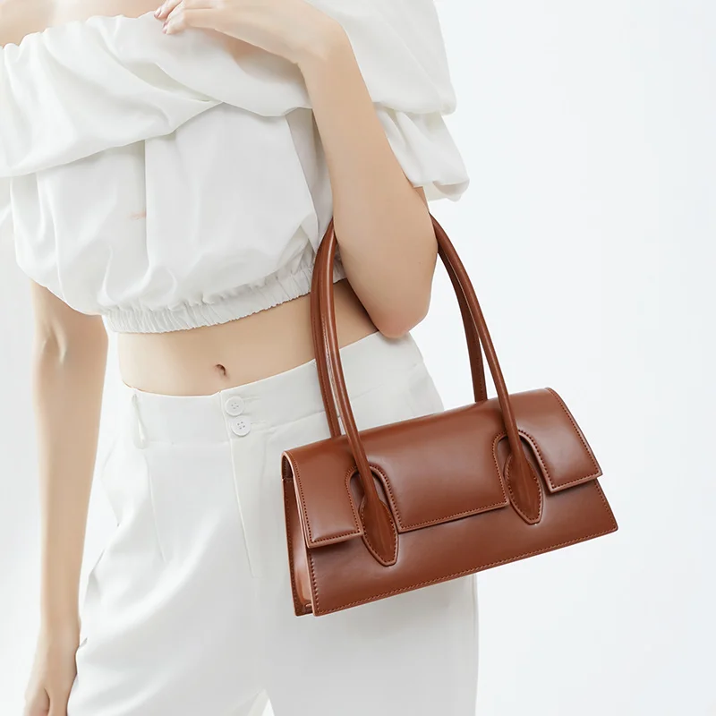 Manufacture Direct Sale Leather Crossbody Shoulder Bags Hand Saddle Bag for Women Handbags Leather Bag for Women’s