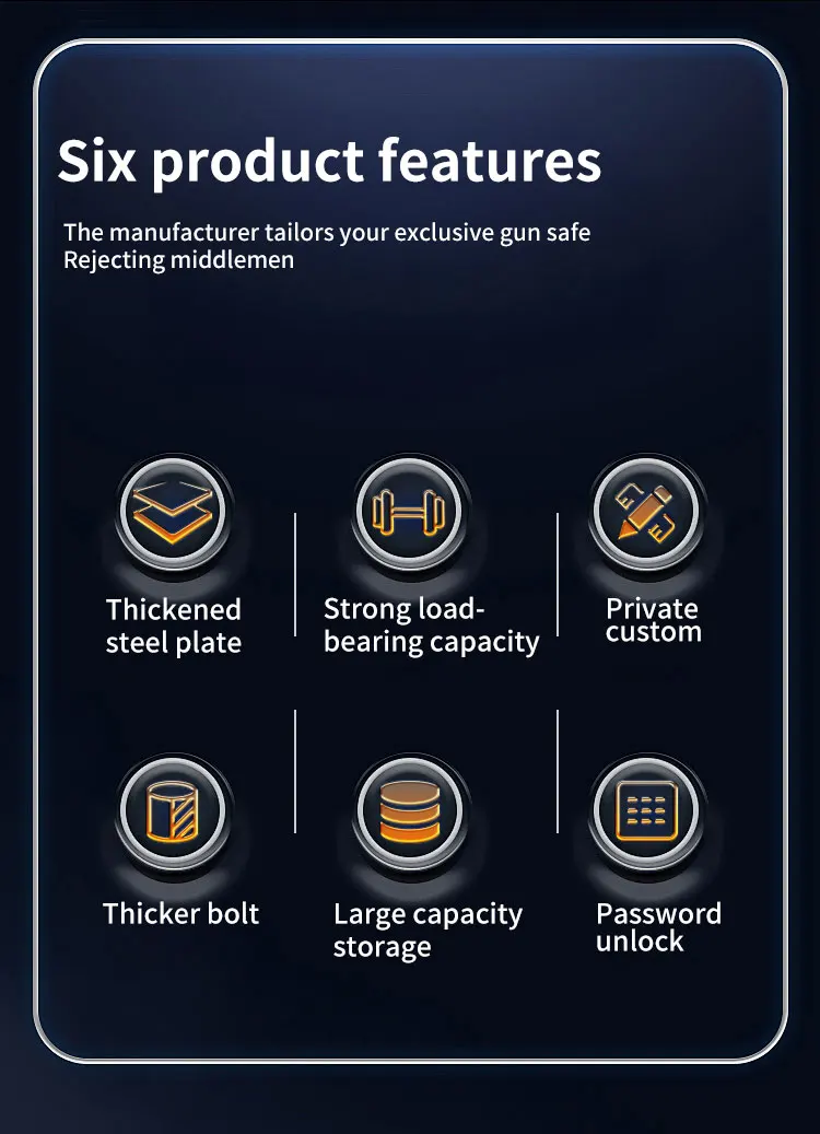 CEQSAFE China Box Electronic Digital Lock Safe Home Metal Safe Box Gun Safe Box factory