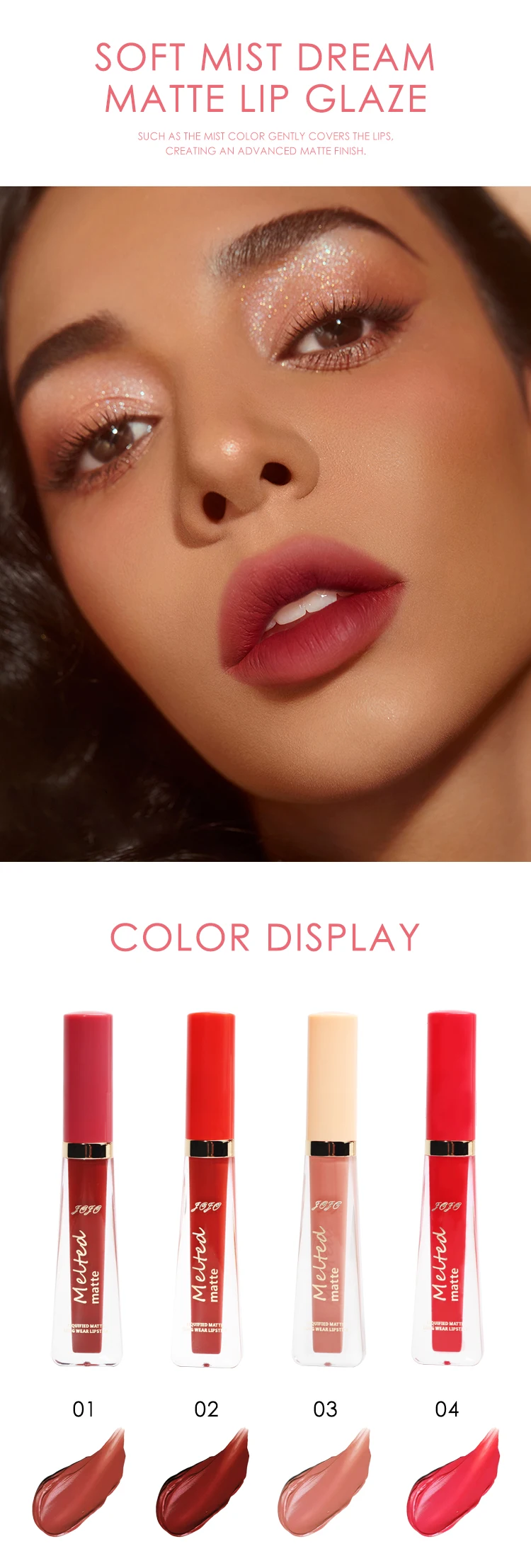 Creamy texture lipgloss