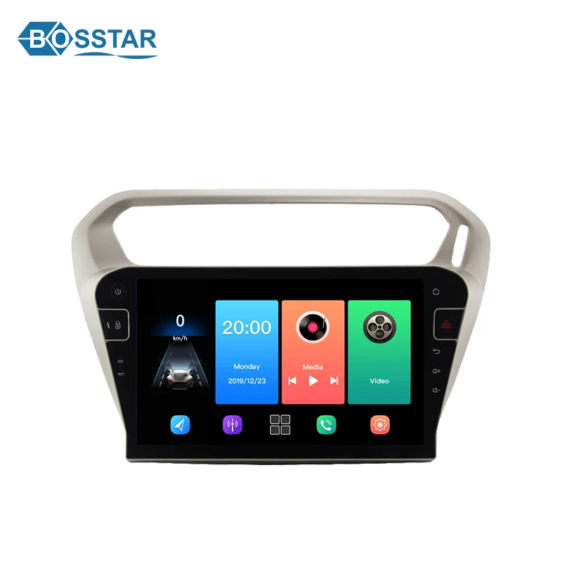 Autoradio CarPlay Android 12.0 Peugeot 301 2013 ⇒ Player Top ®