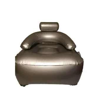 Custom Inflatable Silver Bubble Chair - Portable Eco PVC Sofa for