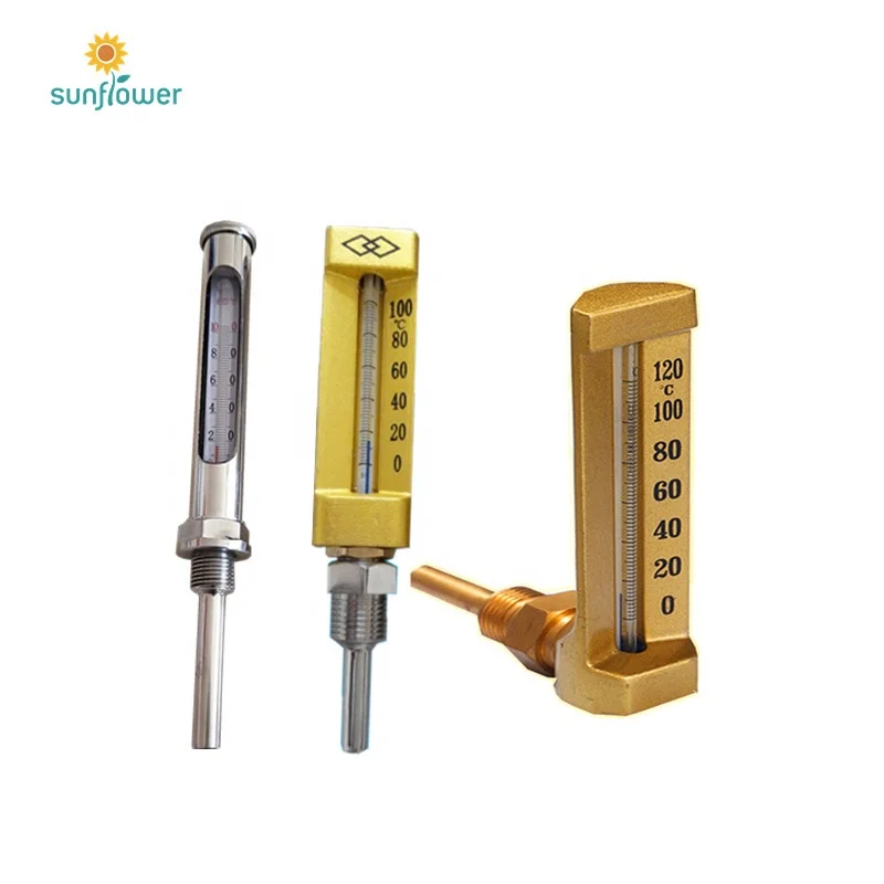 V-shape Glass Marine Thermometer V-line Thermometer