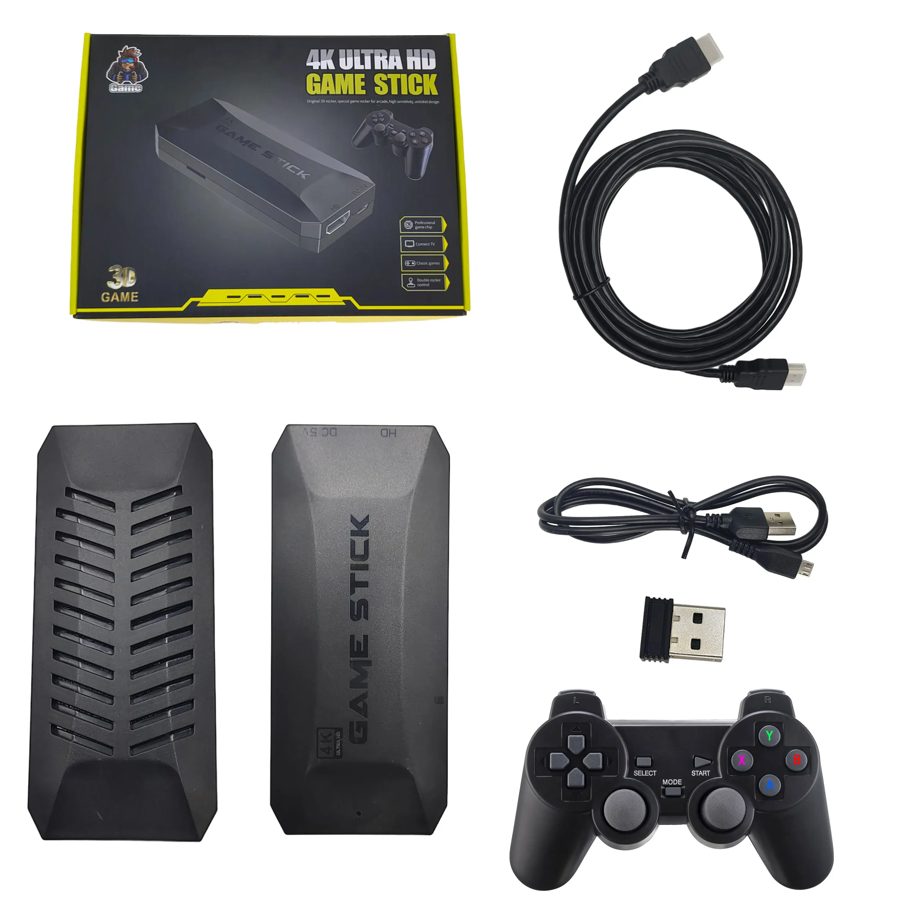 Wholesale Newest design M16 Game Stick 4K HD output TV Game Console 64GB  20000+ Retro Classic Support 25 Simulators Video Game console F From  m.alibaba.com