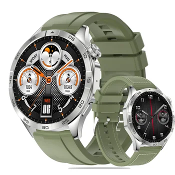 HK4 1.43 Inch AMOLED Smart Watch 2024 Co-Fit App BT Call Heart Rate Monitor Big Screen Reloj waterproof Smartwatch