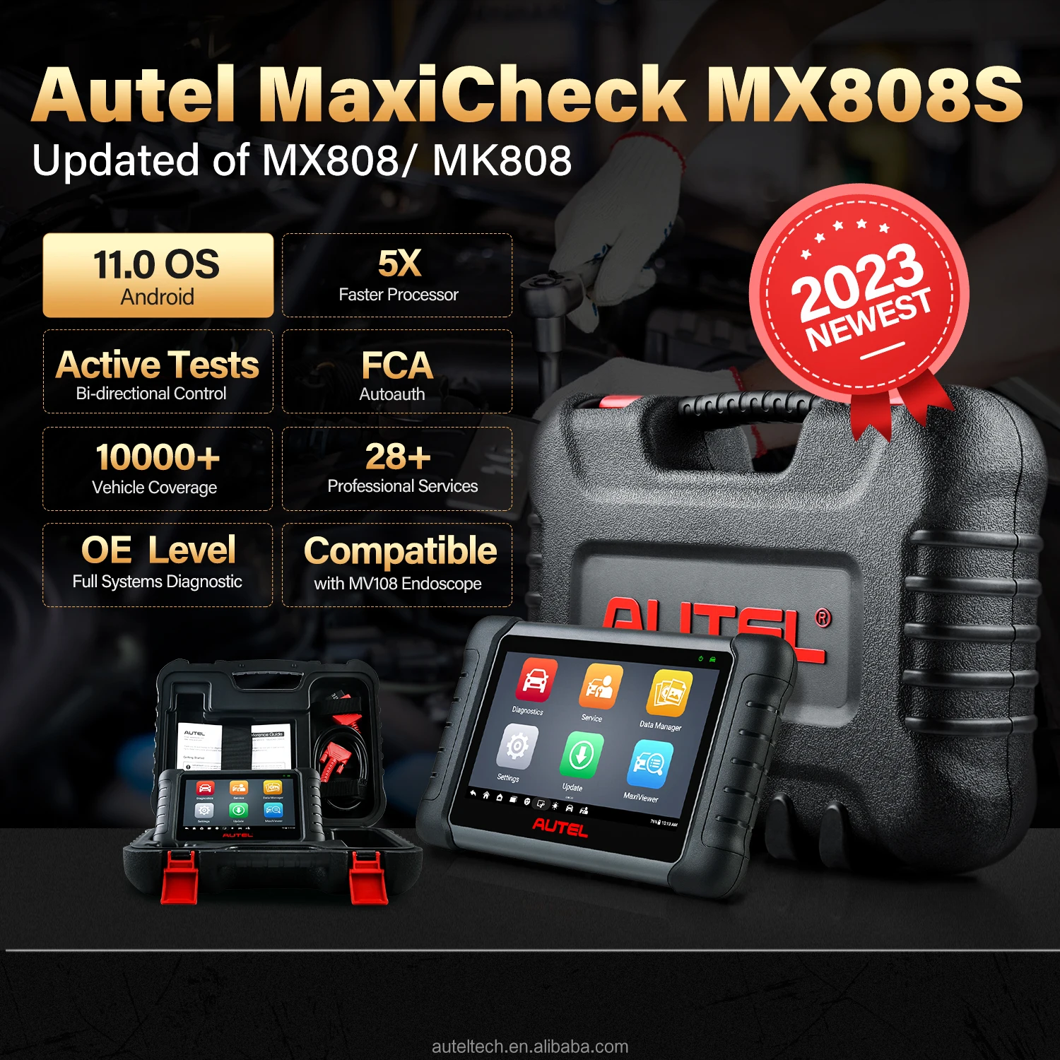 Autel Official Wholesale Autel Maxicheck Mx808s Updated 2023 Version 5x ...