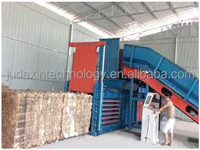 Automatic Horizontal Waste Cardboard Compacting Baler Waste Carton ...