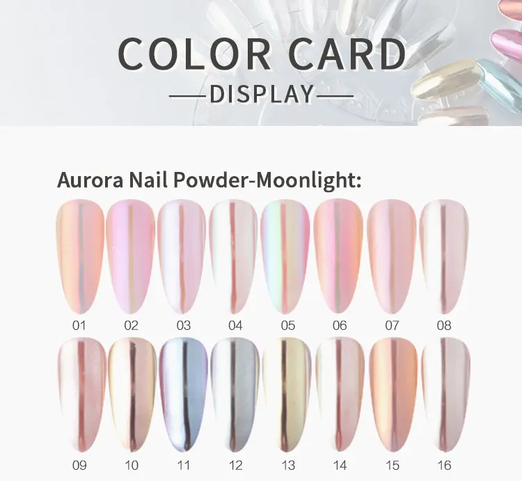 product vinimay 48 colors chrome nail powder set with 3 styles aurora chrome powder magic mirror powder aurora sequin gel for nail salon-3