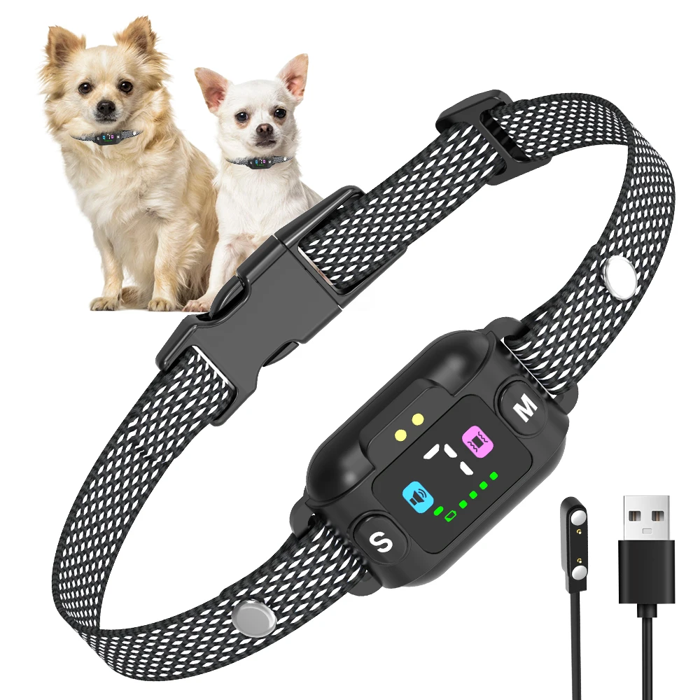 trojan tingly warmth lubricant New Rechargeable No Shock Dog Harmless Safe Beep Vibration Smart Anti  Barking Training Control Collar for Small Dogs Puppy