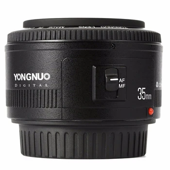 Yongnuo 35mm YN35mm F2 Lens Wide-angle Large Aperture Fixed Auto Focus Lens for F EF Mount Cameras detail image