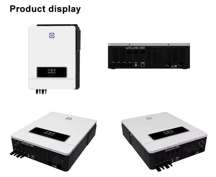 DEMUDA 8.2KW 10.2KW 48V 220VAC Pure Sine Wave Solar Hybrid Inverter Dual MPPT Inverter Charger For Solar Energy System