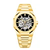 golden stainless steel strap and case