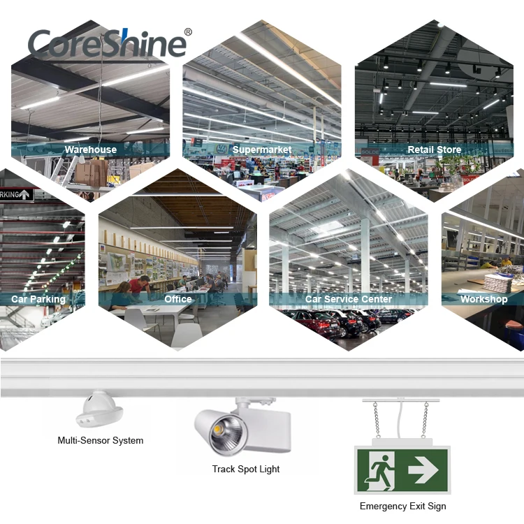 Coreshine Led Trunking Linear System Led Linear Pendant Light