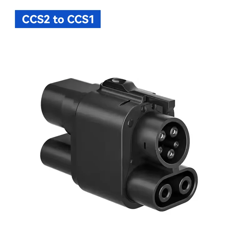 Factory price 50A 100A 150A 250A dc ev fast connector ccs2 to ccs1 Adapter for electric car