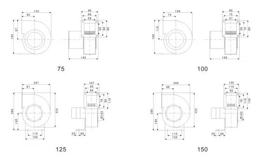 Centrifugal Fan, 220, 40W - detail 12