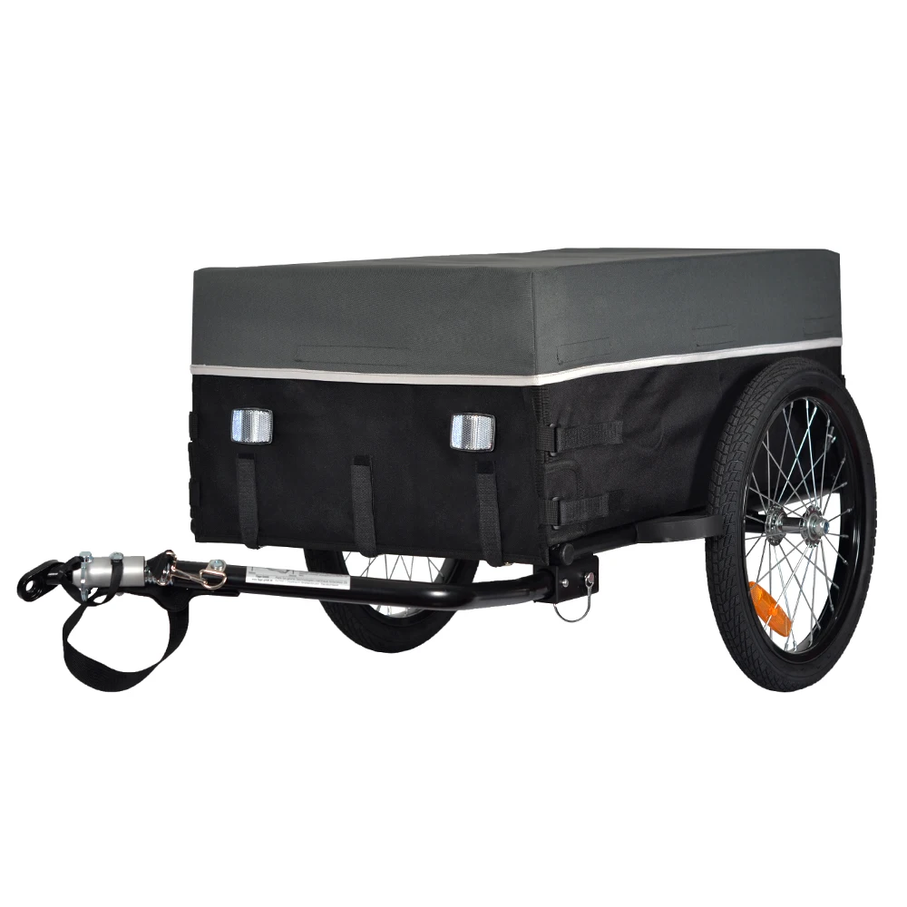 Hot Sale Easy Foldable Bicycle Cargo Trailer With  Cover