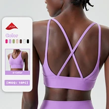 New Style Cross Halter Sexy Yoga Vest  Gym Fitness Sports Bra For Women