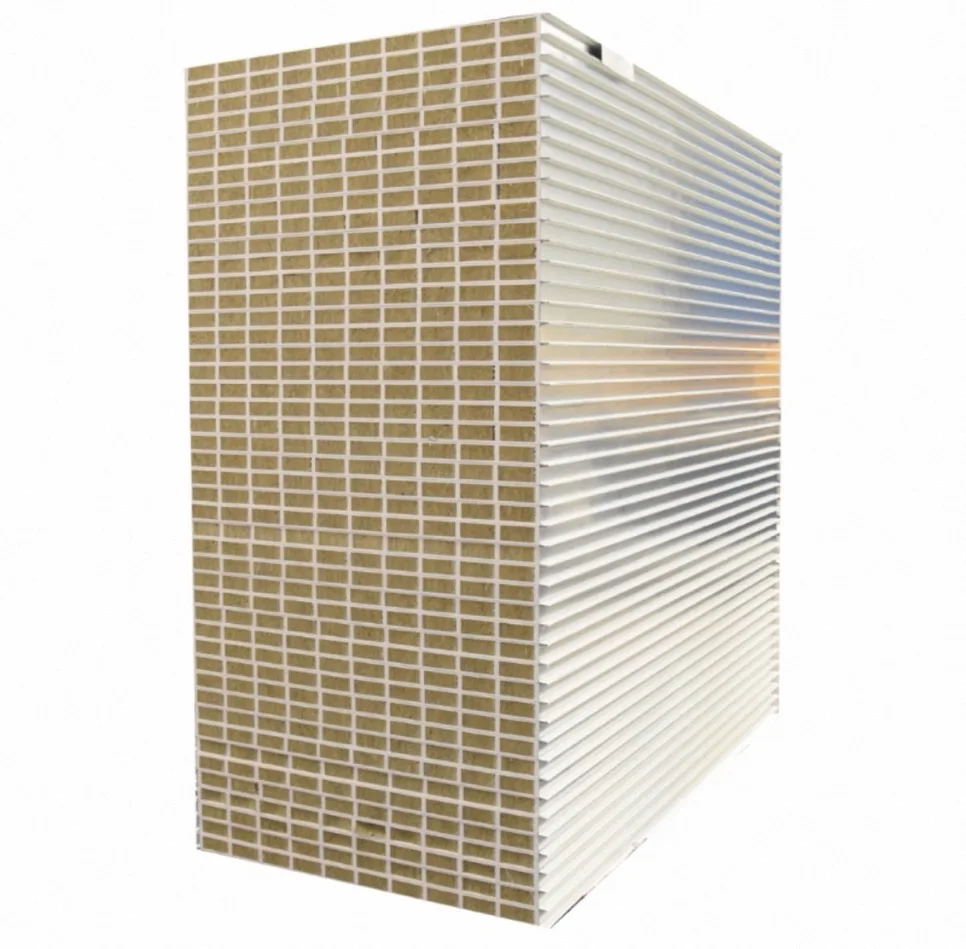 Hot Selling Fireproof and Soundproof Steel Sandwich Panel Glass Magnesium Rock Wool Purification Board for Clean Hotel Rooms