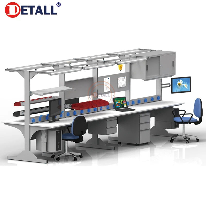 Computer and Phone Repair Work Table Used Woodworking Bench for Office Electric Work Desk