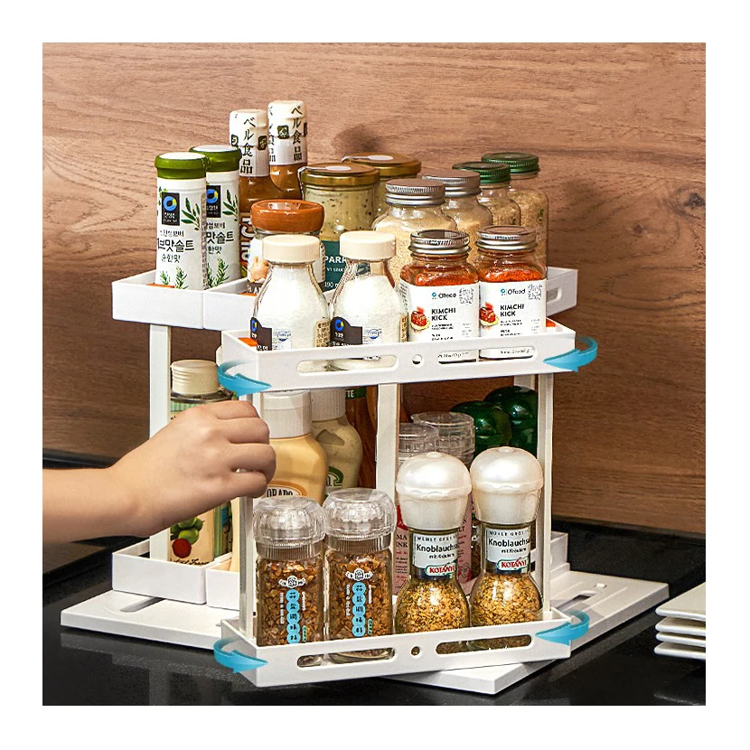 Optimize Your Kitchen with a Rotating Spice Rack Organizer