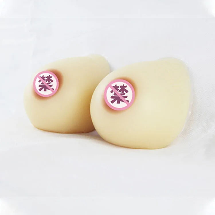 Simulation Fake Breasts Cross-dressing Breast Implants for Cartoon Pillow Waterdrop Silicone Postoperative Breast Implants
