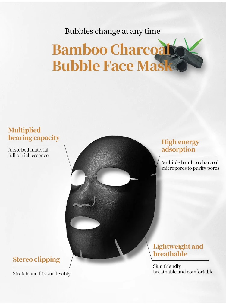 Amino Acid Moisturizingbubble Face Mask Deep Cleaning Oil Control Skin