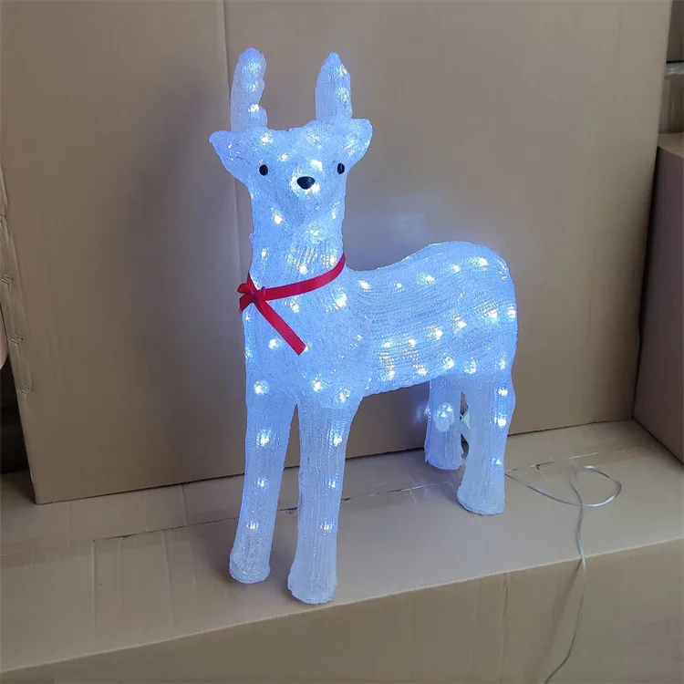 Рождественский уличный 50 светодиодный 3D светильник для дома торгового центра отеля украшения