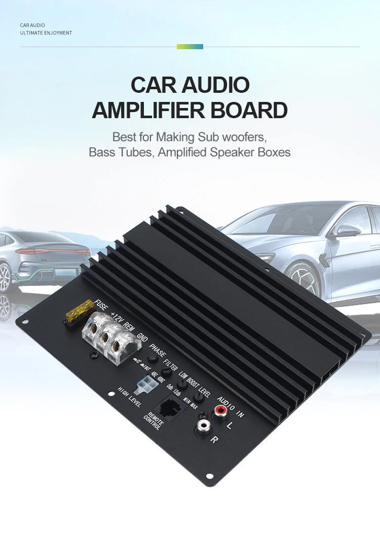 Class D Competition Korean Subwoofer Amplifier Board 1000w Car Amp And Audio Speakers Sounds